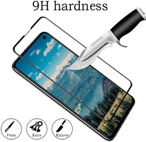 Pour Samsung Galaxy S10E Film Vitre Verre Trempé 9D Couverture complète NOIR - Photo 1 sur 1