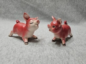 Agitadores de sal y pimienta vintage Relco Japón rojos rosados hechos en Japón raros - Imagen 1 de 13