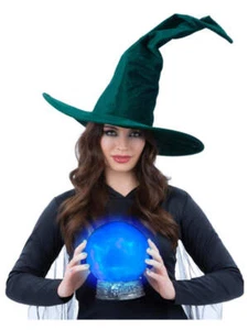 Crystal Ball Light Up Fortune Teller Witches Witch Fancy Dress Accessory Party P - Picture 1 of 2