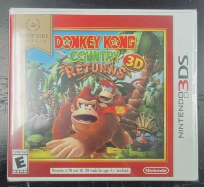 Donkey Kong Country Returns 3D: Nintendo Selects Nintendo 3DS Brand New Sealed - Image 1 of 3