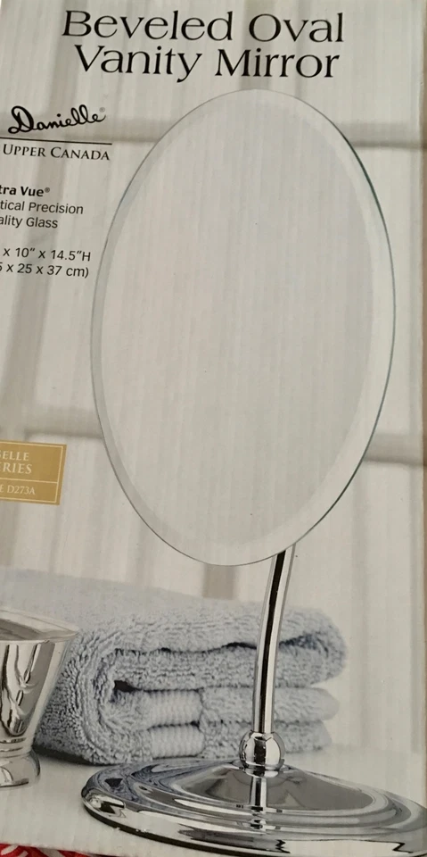 NUEVO EN CAJA - Espejo de tocador ovalado biselado Danielle - envío gratuito Foto 1 de 2
