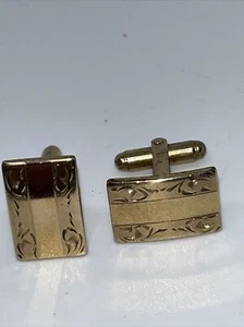 Manschettenknöpfe vergoldet Vintage - Bild 1 von 4