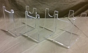 THREE Clear Acrylic Blade Runner Blaster Pistol Gun Prop Display Stand lot - Picture 1 of 4