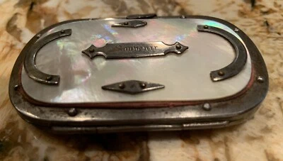 Cartera antigua madreperla francesa soubenir para damas Foto 1 de 3