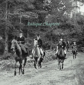 Craven Hunt Meet Sloe Wood 1907 Foto Artikel F874 - Bild 1 von 2