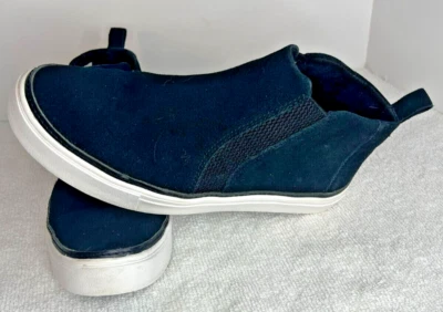 TOMS Botines Tobillo Gamuza Chelsea Botas Tenis Negras Sin Cordones Talla 8 Foto 1 de 4