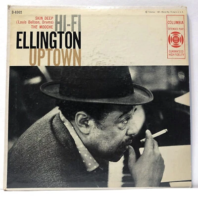 Duke Ellington 45 HI-FI Ellington Uptown EP 1956 bop jazz 7" Columbia B-8302 VG+ - Image 1 of 4
