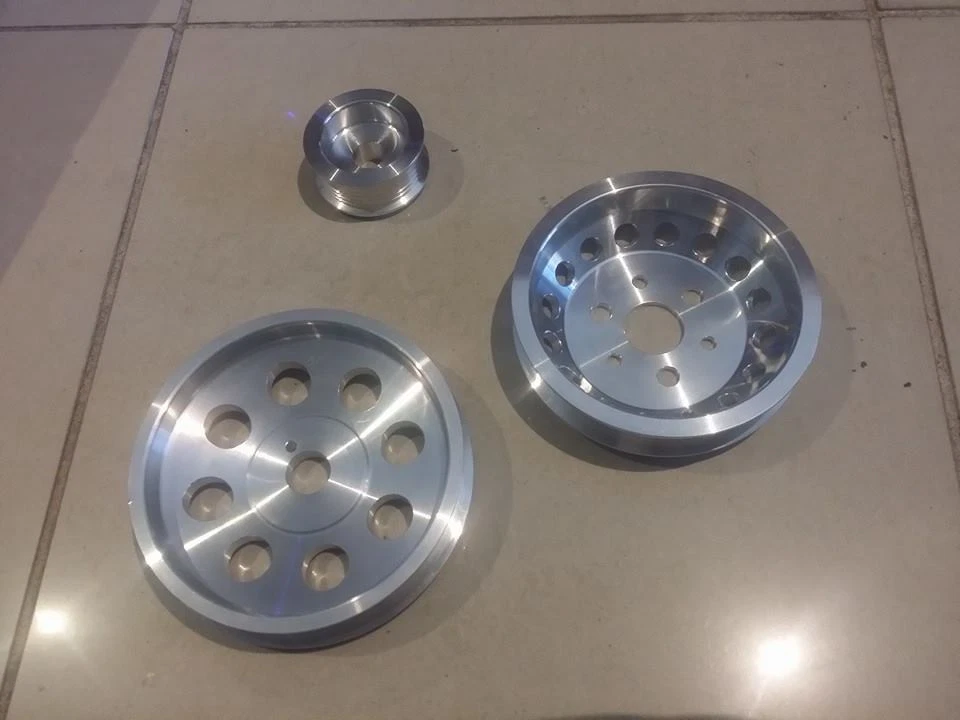 КОМПЛЕКТ ШКИВА ПРИВОДНОГО РЕМНЯ ИЗ СПЛАВА JDM для TOYOTA 86 ZN6 GT86 FR-S FT86  - Изображение 1 из 1