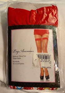 Leg Avenue Rainbow Thorn Net Thigh High Stockings OSFM - Picture 1 of 2