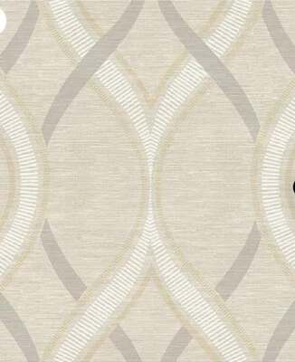 Papel pintado A Street Prints beige, gris y marfil remolinar juntos 21849 lote de 2 Foto 1 de 4