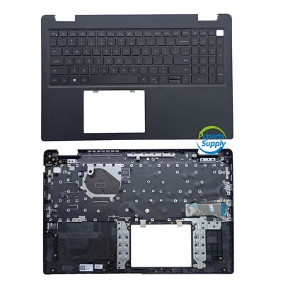 Nueva cubierta de reposamanos para Dell Latitude 3520 E3520 con teclado retroiluminado 0DJP76 negra Foto 1 de 4