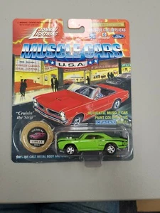 Vintage 1994 Johnny Lightning Muscle Cars USA 1970 Dodge Superbee Green (T1) - Picture 1 of 4