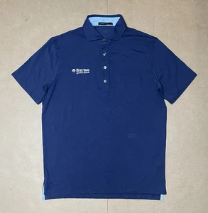 Greyson Men’s M First Tee Greater Detroit Navy Golf Polo - Picture 1 of 6