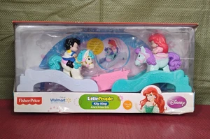 Fisher Price Little People Klip Klop Ariel & Prince Eric Disney Giocattolo - NUOVO - Foto 1 di 7