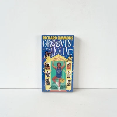 Richard Simmons (VHS, 1998) Groovin In The House Aerobics Concert New Sealed - Image 1 of 4
