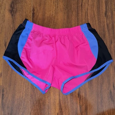 Винтажный Soffe подростков работает шорты розовый синий черный средний Y2K Cheer ретро  - Изображение 1 из 4