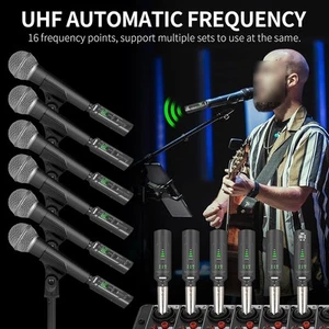 Professional Audio UHF Wireless Microphone Converter XLR Transmitter Set - Picture 1 of 7