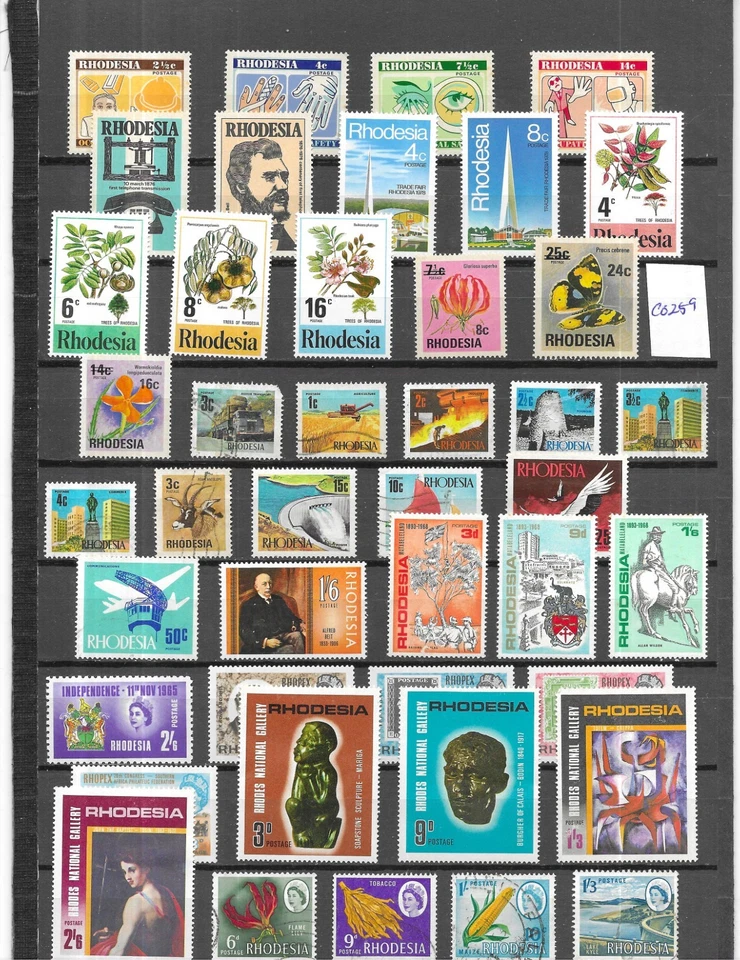 SELLOS DE RHODESIA (C0259) Foto 1 de 1