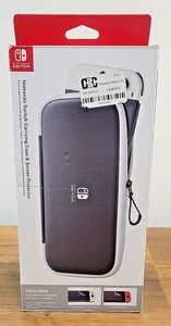 Funda de Transporte y Protector de Pantalla Nintendo Switch Negro/Blanco - SELLADA NUEVA EN CAJA - Imagen 1 de 5