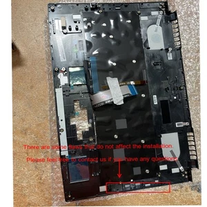 For MSI GF75 MS-17F1 MS-17F2 MS-17F3 17F5 Palmrest W/Red Backlit Keyboard US - Afbeelding 1 van 5