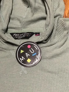 Maui and Sons leichter Hoodie Herren grün Größe Damen L neu mit Etikett - Bild 1 von 7