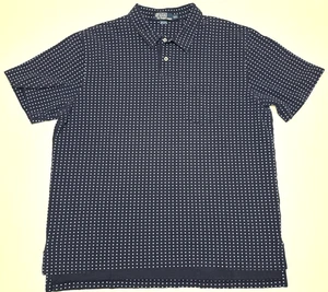 Polo Ralph Lauren Polo Short Sleeve Shirt Mens 2XL Blue Polka Dot 100% Cotton - Picture 1 of 4