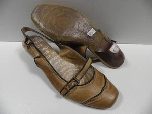 Chaussures VIRUS MODA marron FEMME taille 37 escarpins ouvert shoes NEUF #19822 - Imagen 1 de 9