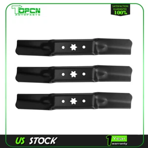 3Pack Mower Blades for Cub Cadet MTD 942-05052A 742-05052A XT1 XT2 50" Deck New - Picture 1 of 7