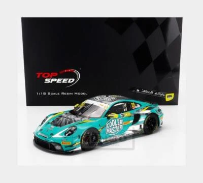 1:18 TRUESCALE Porsche 911 Gt3 R #28 Fia Gt Macau 2023 Top Speed TS0550 - Immagine 1 di 2