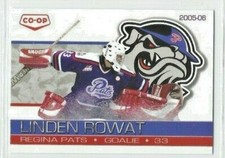 2005-06 Regina Pats (WHL) Linden Rowat