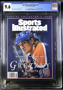 1999 Newsstand Sports Illustrated Tribute Wayne Gretzky CGC 9.6 Only 2 Higher - Picture 1 of 2