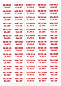 650+ - Etichette Adesive 2° Seconda Classe Piccoli Adesivi Post Dettagli Servizio Postale - Foto 1 di 1