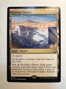 Lazotep Quarry (Rare) Commander: Modern Horizons 3 MTG - Picture 1 of 2