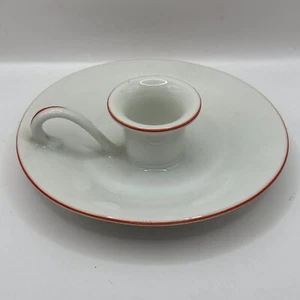 Vintage Porcelain Candlestick Holder By Colonial Candle Cottage Granny Core - Bild 1 von 7