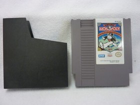 MONOPOLY NINTENDO NES GAME CARTRIDGE SLEEVE TESTED