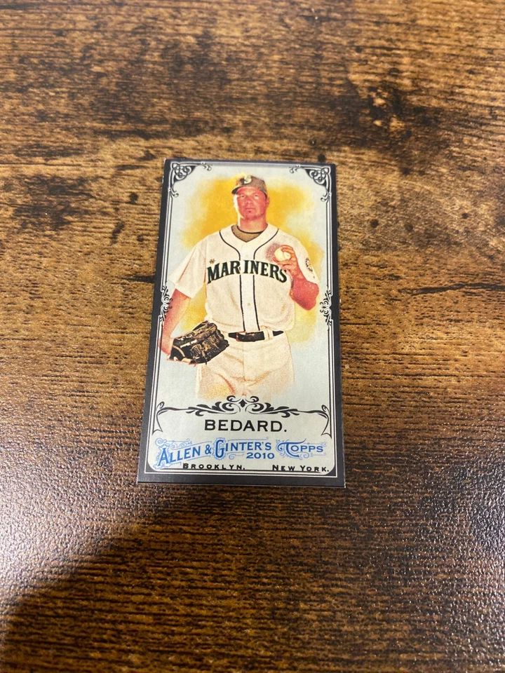 2010 Topps Allen & Ginter Mini Black SP Erik Bedard - Image 1 of 1