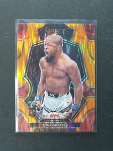 2023 Panini Select UFC Premier Level Orange Flash Prizm Tony Gravely Rookie RC