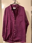 2x Gazman Mens Long Sleeve Check Casual Work Shirt Size Large - 1 Tailored Fit