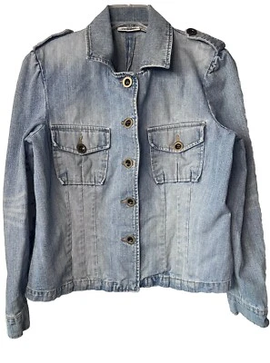 Chaqueta vaquera azul Newport News Jeanology para mujer talla 18 Foto 1 de 4