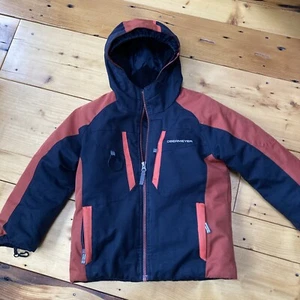 OBERMEYER 5? Ski Jacket Horizon I-GROW Rust Black Waterproof Insulated Hood READ - Picture 1 of 24