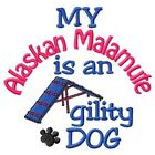 My Alaskan Malamute is An Agility Dog Fleece Jacket - DC2084L Size S - XXL