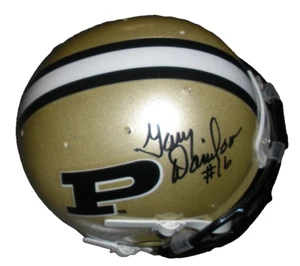 GARY DANIELSON PURDUE BOILERMAKERS SELTEN LETZTER MIT COA SIGNIERTER MINIHELM - Bild 1 von 1