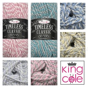 King Cole Timeless Classic Super Chunky Knitting Yarn Wool Alpaca - 100g Balls - Picture 1 of 19