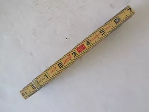 REGLA PLEGABLE DE EXTENSIÓN DE LATÓN LUFKIN X46F RED END 72"" con extensión de latón de 6" - Imagen 1 de 5