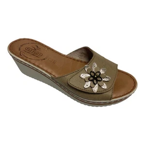 SCARPE CIABATTE SANDALI DONNA FLYFLOT 41 F91 BG PELLE BEIGE ORIGINALE PE 2023 - Picture 1 of 5