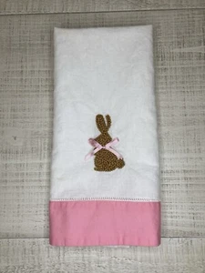 Royal Standard Bunny Geschirrtuch Küchentuch Stickerei Baumwolle Leinen Osterhase - Bild 1 von 9