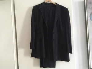 ESCADA/ HOSENANZUG/ GR. 38/40/ Tiefdunkles Blau/ Schurwolle& Elasthan/ NEU - Bild 1 von 15