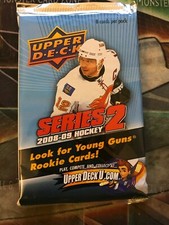 UPPER DECK 2008-09 HOCKEY SERIES 2 Factory Sealed BOOSTER Pack | 1 PACK | RARE