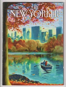 The New Yorker November 12, 2018 Central Park Row Cover, Too Much Democracy, Mo - Imagen 1 de 2