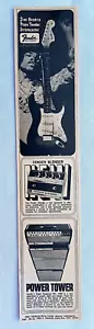 HENDRIX, JIMI 1969 "Jimi Hendrix Plays Fender Stratocaster Guitar" Newspaper Ad - Picture 1 of 4
